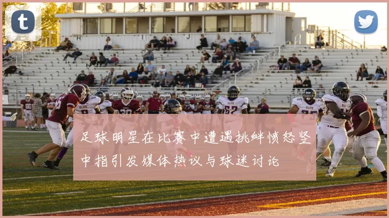 足球明星在比赛中遭遇挑衅愤怒竖中指引发媒体热议与球迷讨论