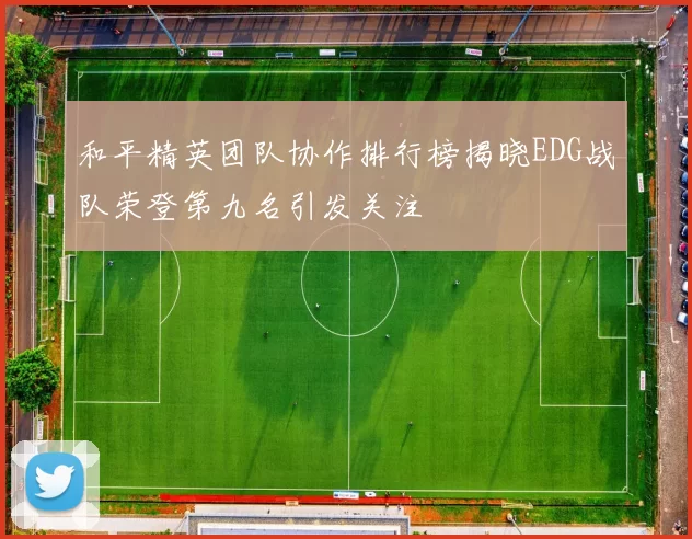 和平精英团队协作排行榜揭晓EDG战队荣登第九名引发关注