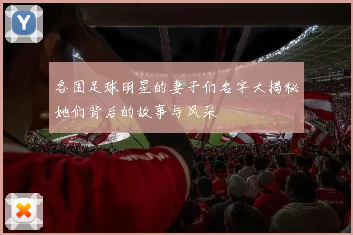 各国足球明星的妻子们名字大揭秘她们背后的故事与风采